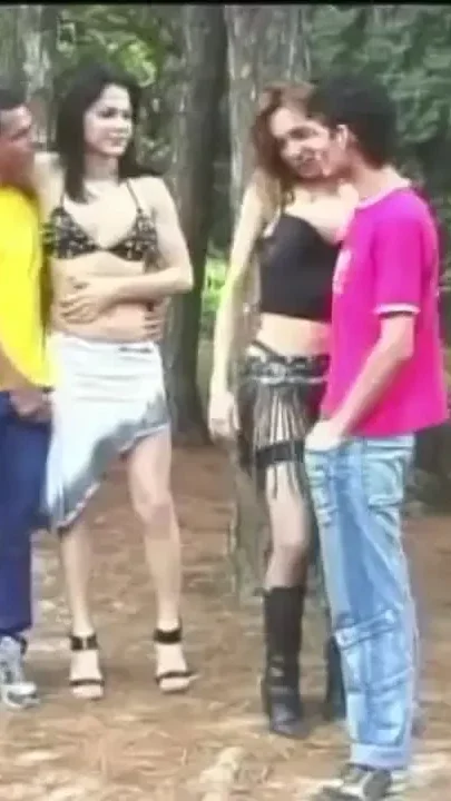 Straights and transsexuals orgy in the forest
