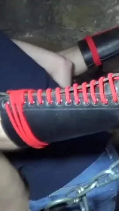 Twinks active fucking raw in sling