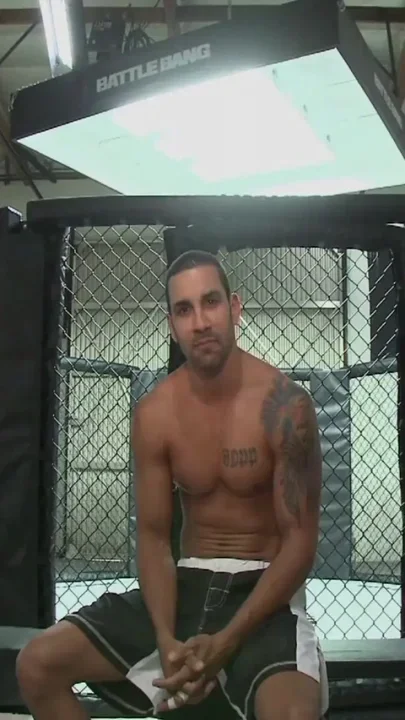 Muscular guy looses fight and have sex with chubby brunette as punishment