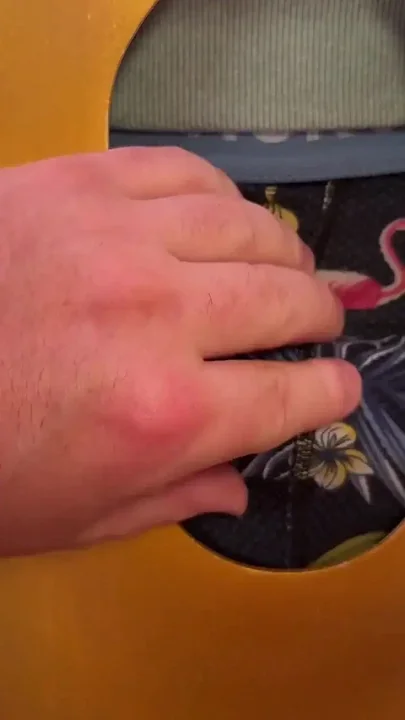 This Young Thick Cock Just Exploded with a Insane Triple Full-body Orgasm at the Gloryhole