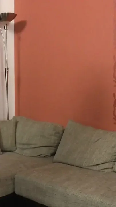 Horny Old Granny Fingers Her Mature Pussy on the Couch