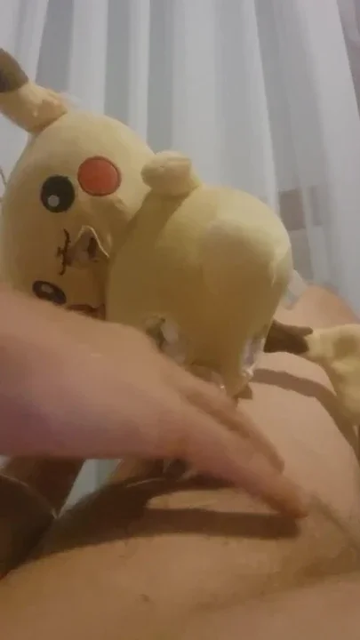 Cumming into plushie Clip 1