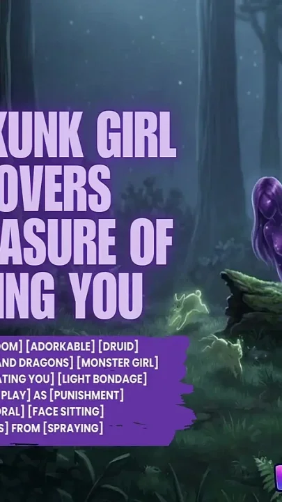 Cute Skunk Girl Discovers the Pleasure of Spraying You