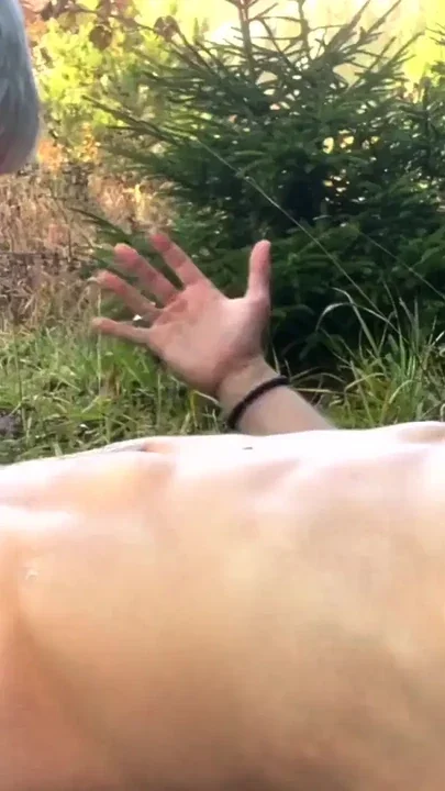 Wild fucking in the mountains Intense anal and lots of cum PART 2 Clip 2