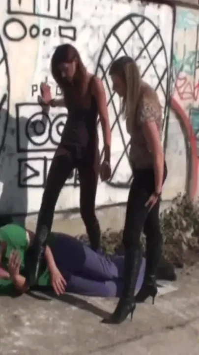 Kicking a Horny Guy in the Street