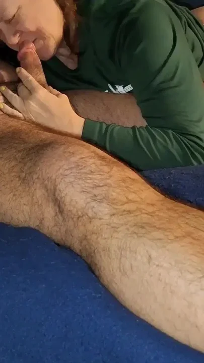 She sucks my dick really good before I fuck her pussy Clip 1