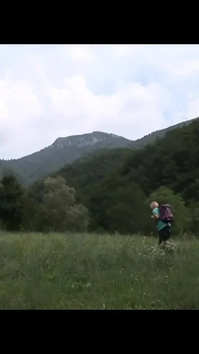 BBW MILF Caught Pissing in the Woods by a Young Man with a Hard Cock