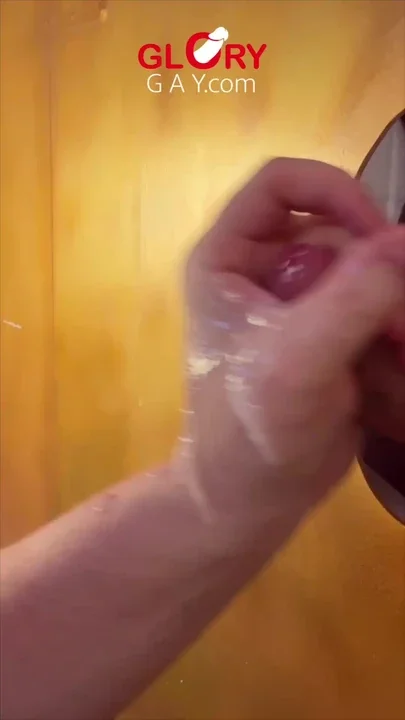Married Man Unloads 13 Days of Built-Up Cum into Gloryhole