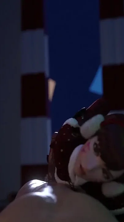 Overwatch - Dva in Christmas Costume Cowgirl no Sound
