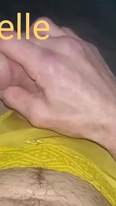 Cdmichelle Cuming Wearing Sexy Yellow Panties