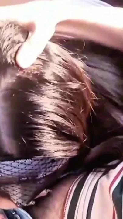 Female student gives a until her mouth Clip 1