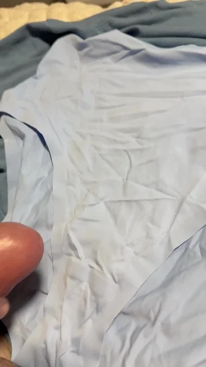 Cum on Wifes Panties 6