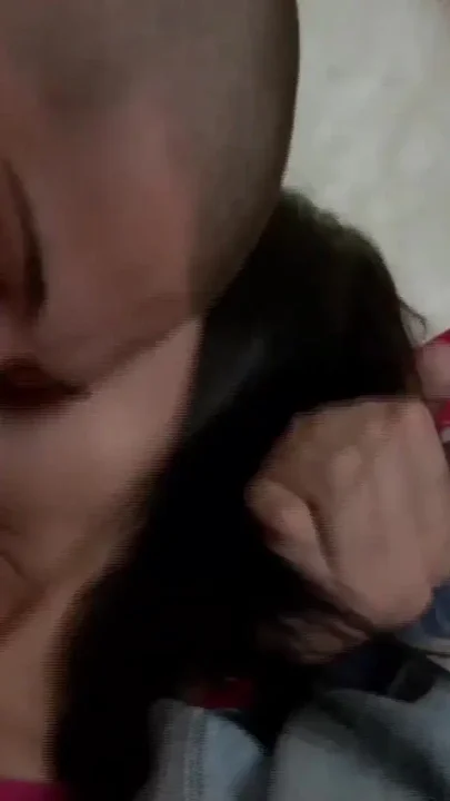 Sexy girl moans as she gets fucked hard by a huge cock