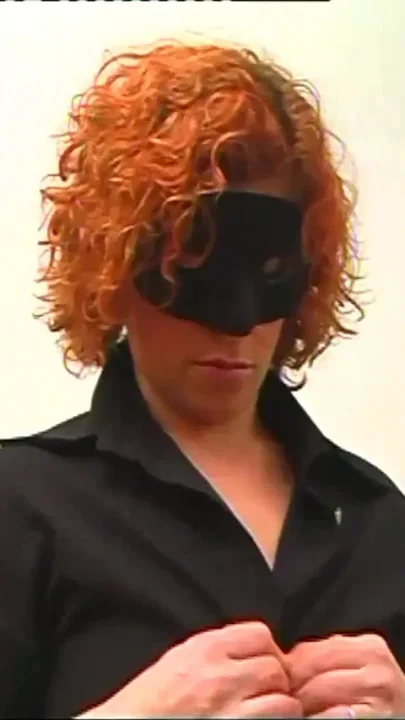 Horny Amateur Masked Redhead MILF Masturbates Her Hairy Pussy with a Dildo