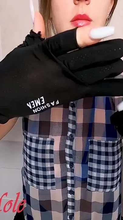 Long Nails Demonstration and Massage of Hands with Cream