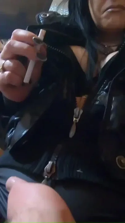 Leather Fetish Overload – 4 Cumshots on My Pants & Puffy Downjacket Clip 3