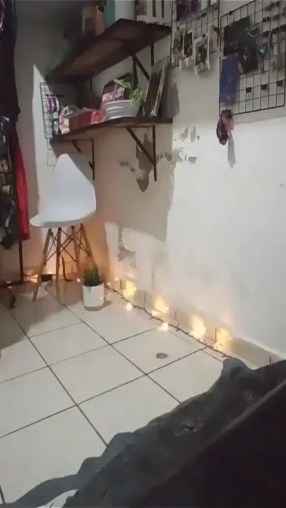Big Ass Brunette Mexican Folding Clothes in Thong