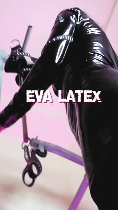 Fetish dominatrix Eva Latex heels solo swing femdom BDSM kink glasses Milf mature mistress