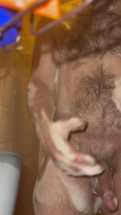 Large penis mechanic shower Clip 1