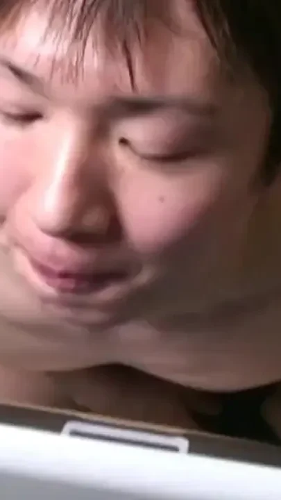 Japanese Gay Hirotaka Jerks off Massive Cock