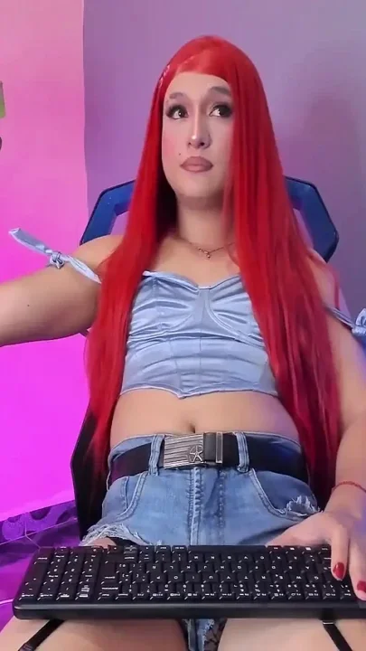 Princess in Shorts with Her Big Balls