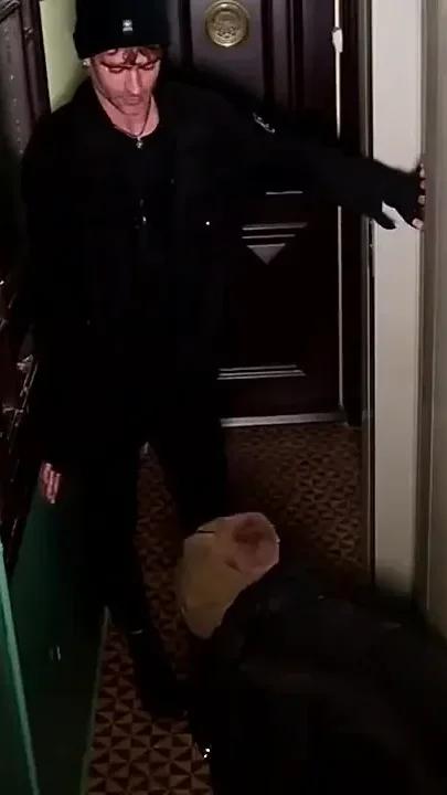 When I met my hot neighbor in the stairs roleplay