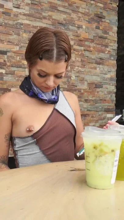 Gaggin cock and cum after mornin coffee