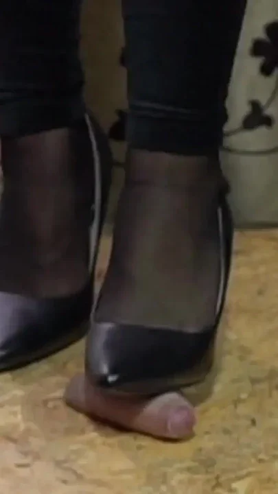 Cleca with heels until ejaculation Clip 1