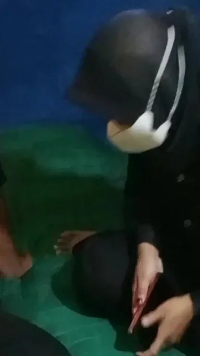 Dick blowjob by female security guard Clip 1