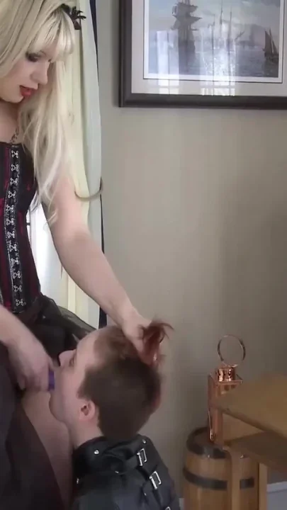 Lesbian red head fuck toy for mistress