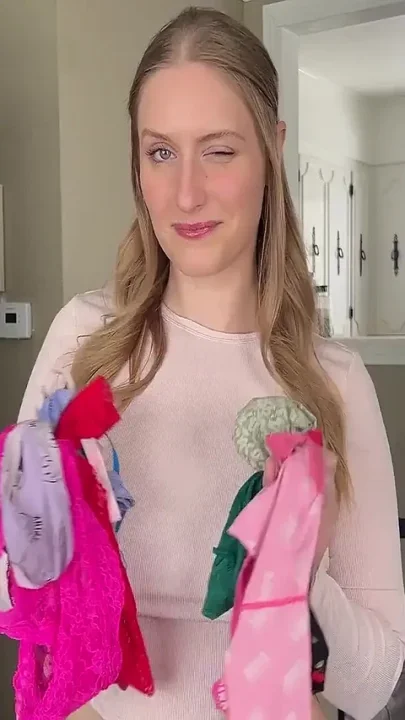 4K Thong Try on with Mirror View