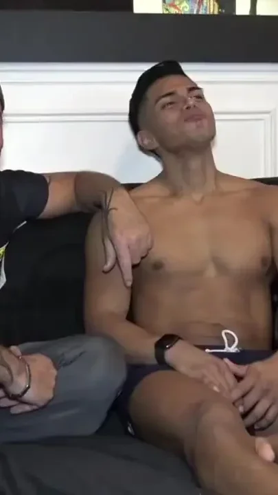 The sexy Latino Lex Vargas used raw by straight military boy