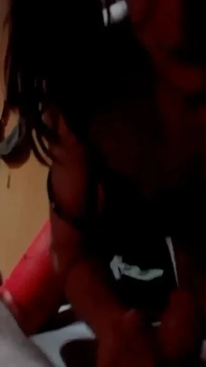 She sucks it like crazy with another dick in her ass