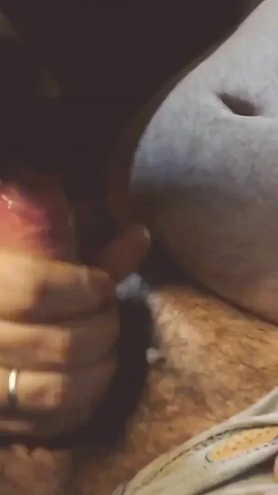 Fat bear edging little chubby boy until he gets a legs shaking orgasm Cumcontrol