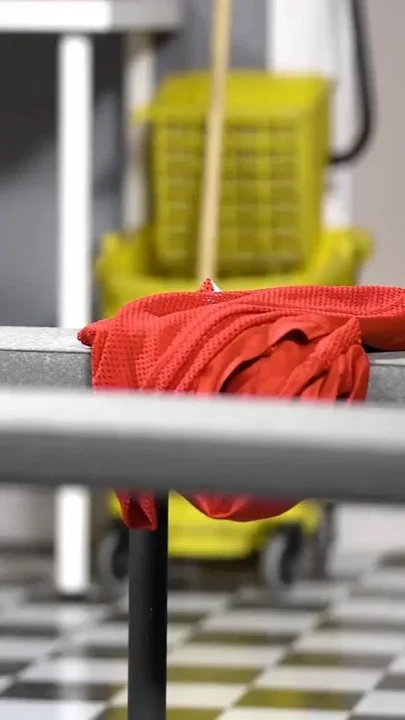 Adult Time - Pervert Janitor Hides in Locker Room but April Olsen Catches Him &