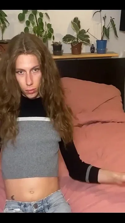 French Femboy Is Teasing His Ass and Fuck Himself with a Dilo