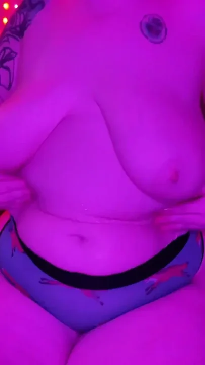 Big Tits Oiled & Stickered