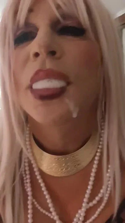 me with cum in mouth
