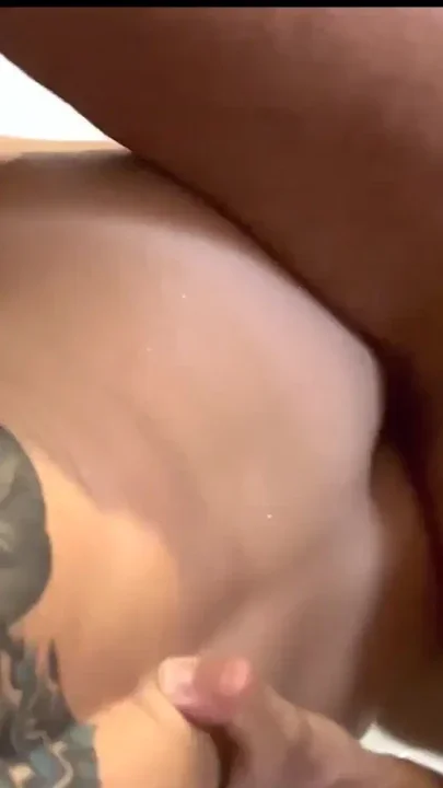 A big-dicked guy licked a twink's ass before fucking him - the guy gave himself