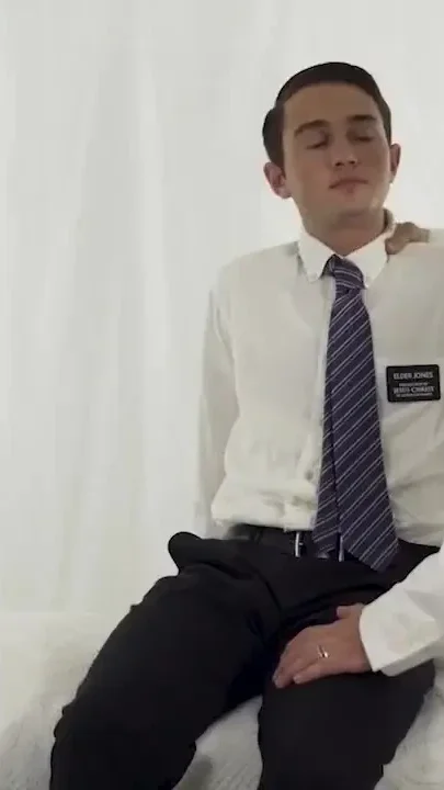 Handsome teen elder Anderson allows the priest to do whatever he desires
