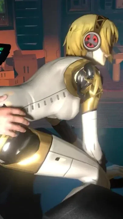 Testing the Sex Features of Aigis - Persona 3 Parody Clip 1