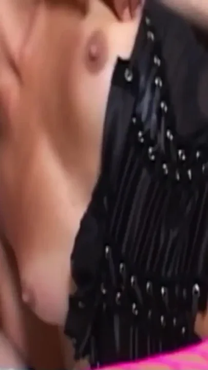 Huge Cock Fucks Hot Skinny Latin Tranny Anal in Pink Stockings