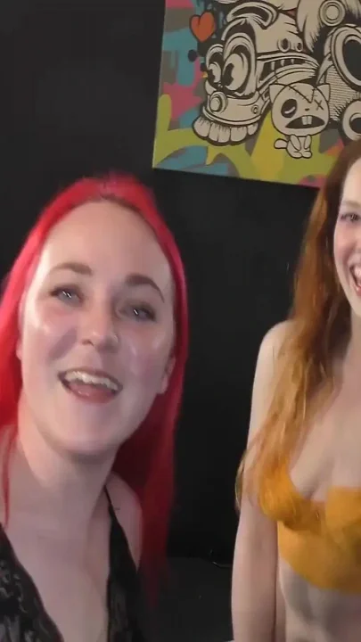 Gangbang fuck party with lusty redheads Aloralux and new babe Louisa Lotts