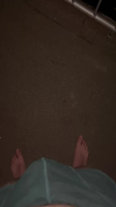 Peeing on my balcony