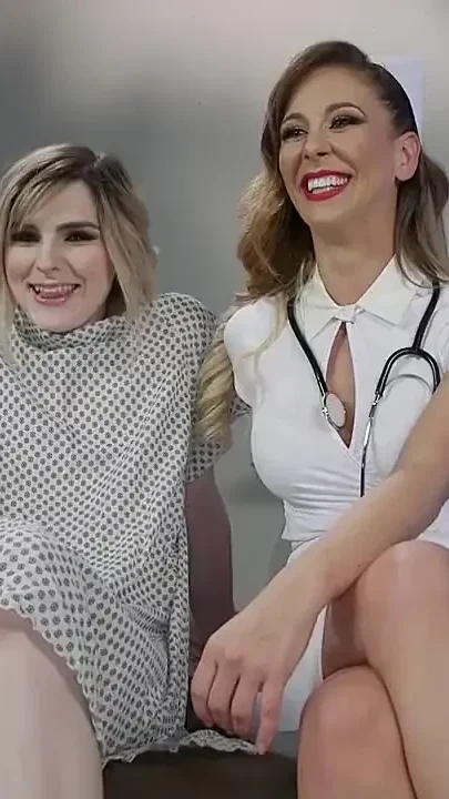 Nightmare Nurse Ella Hollywood Fucks Nurse Cherie Deville