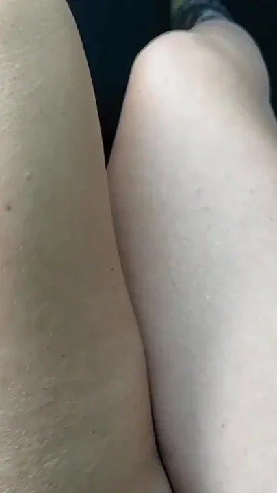 Hot MILF in High Heels and Short Skirt Calls a Taxi and Masturbates in the Car Part1