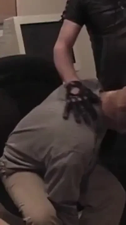 Spank and punishment by gay dude