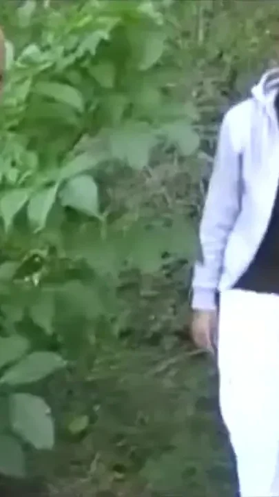 French twink suck my huge cock in exhibit cruising forest