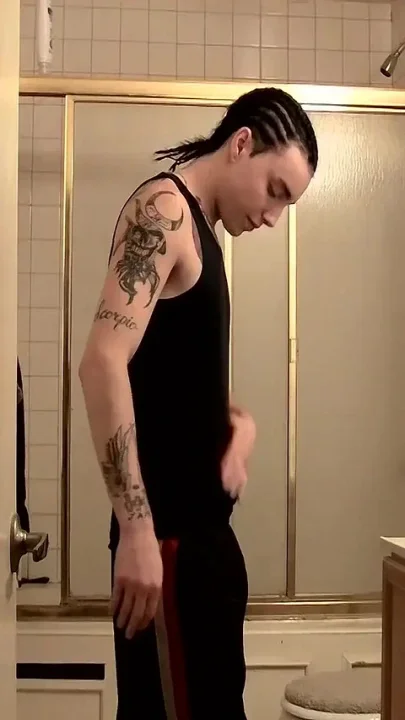 Bathroom Straight Boy Jack off