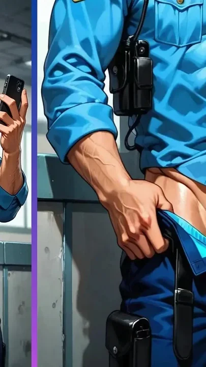 Police Officers Engage in Wild Anal Sex with Each Other Inside the Police Station